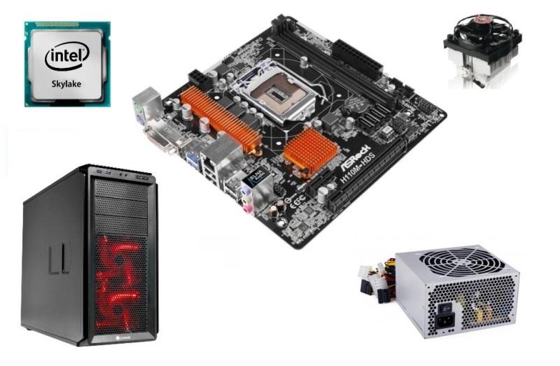 ASRock H110MHDS LGA1151 Intel Core i76700K 4.2GHz Barebones Kit