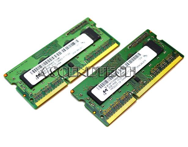 MT8KTF25664HZ-1G6M1 | Micron 4GB Kit 2x2GB PC3-12800 Sodimm